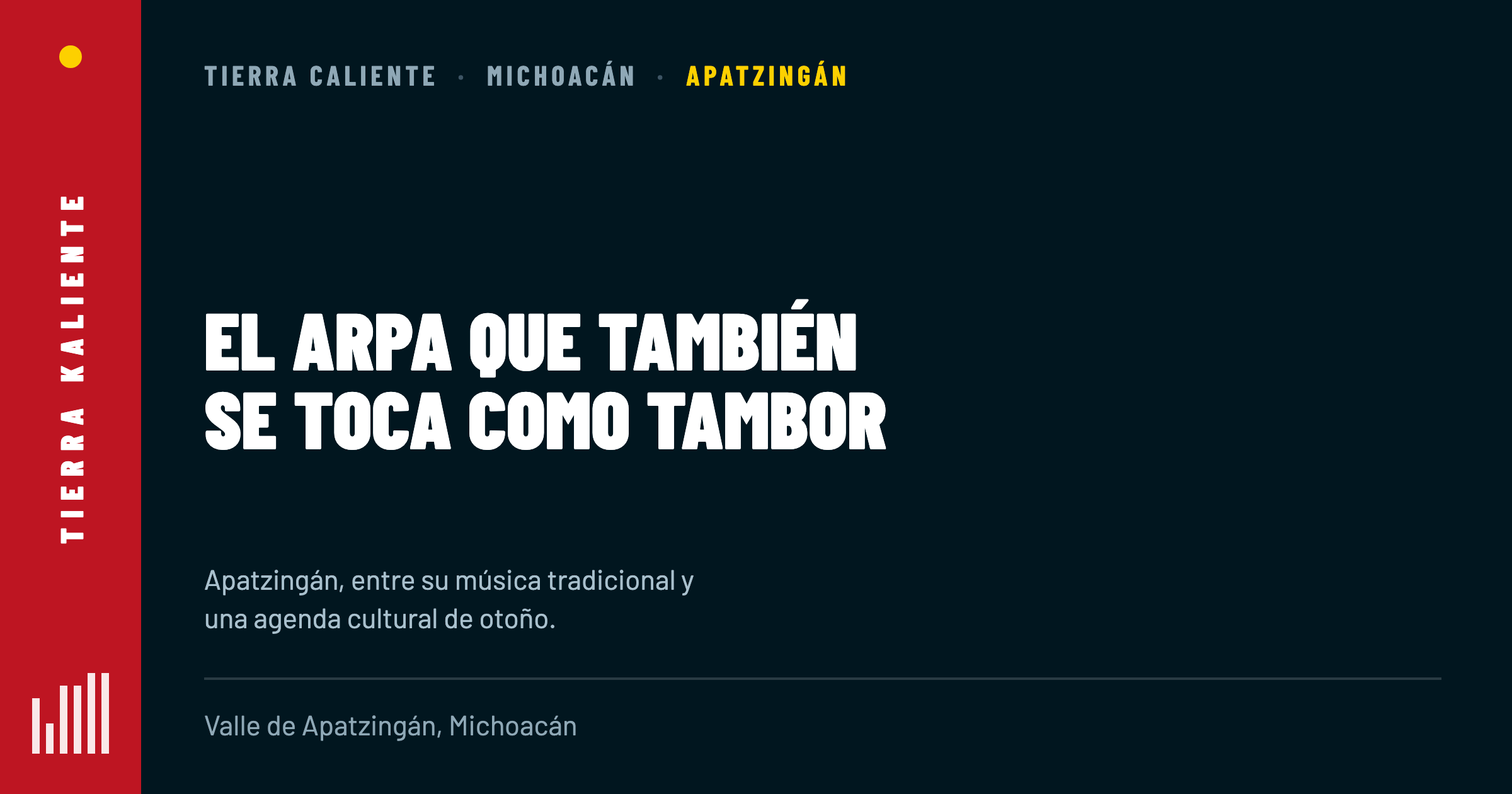 El arpa que también se toca como tambor: Apatzingán, entre su música tradicional y una agenda cultural de otoño