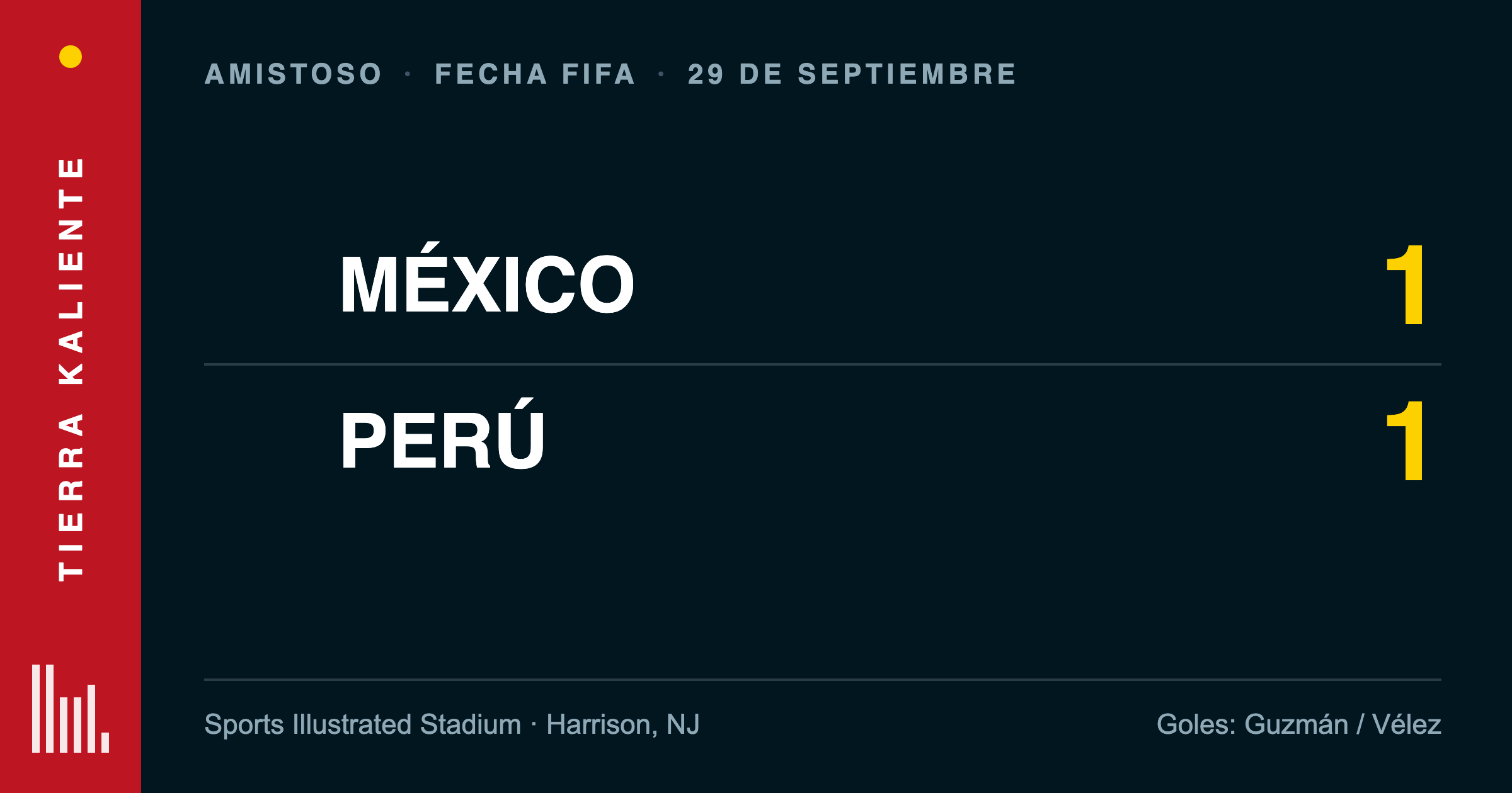México rescata el 1-1 ante Perú en Nueva Jersey y Rafa Márquez sigue sin ganar
