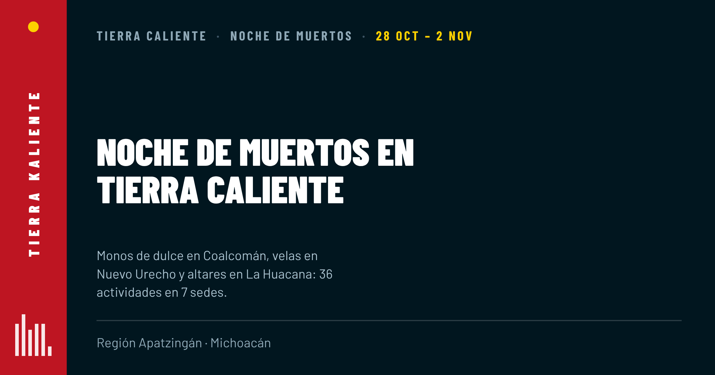 Noche de Muertos en Tierra Caliente: monos de dulce en Coalcomán, velas en Nuevo Urecho y altares en La Huacana