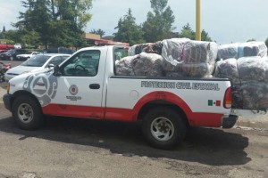 Dan apoyo a damnificados por inundaciones en Tangancícuaro