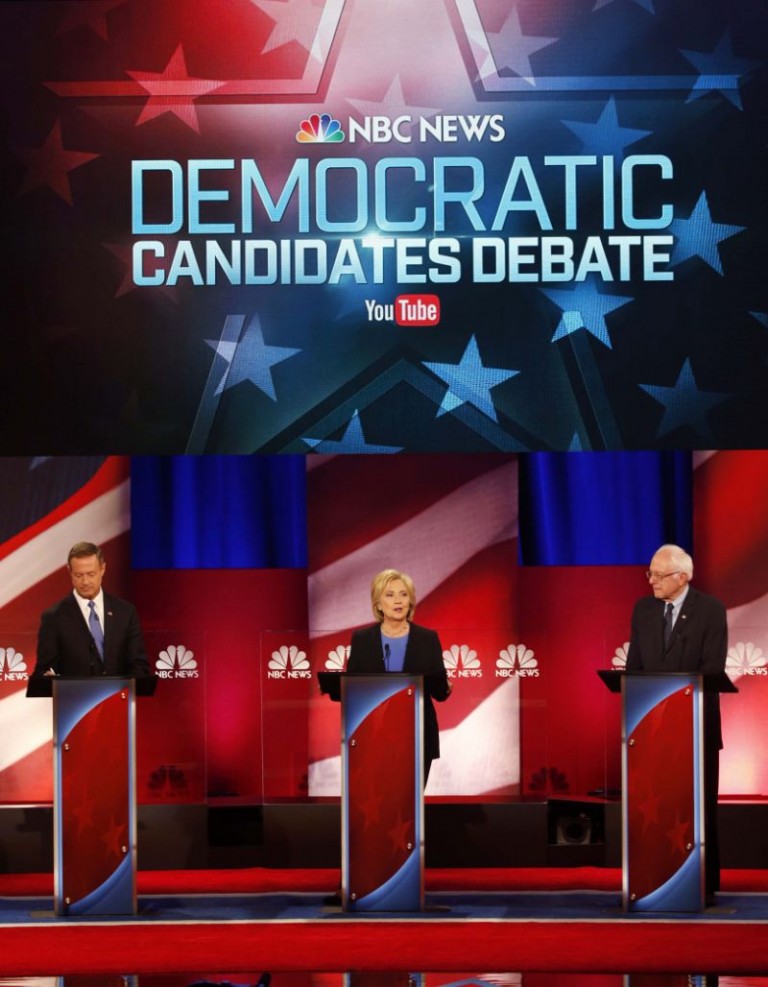 Clinton y Sanders tienen su debate más acalorado