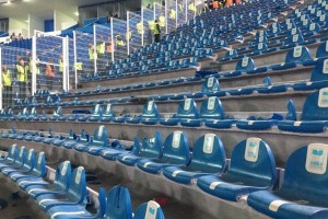 Barra de Rayados destrozó butacas en Puebla