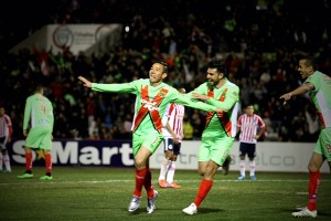 Brava abolladura a la corona del Rebaño en Copa