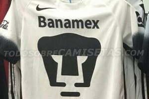 En color blanco, el tercer uniforme de Pumas