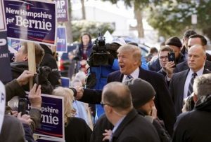 Multimillonario Trump y senador Sanders ganan primarias de EEUU en Nuevo Hampshire