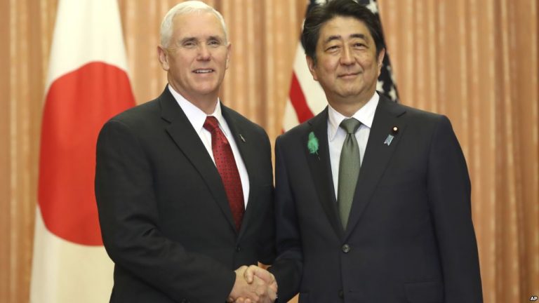 Pence: &#8220;Todas las opciones están sobre la mesa&#8221; con Corea del Norte
